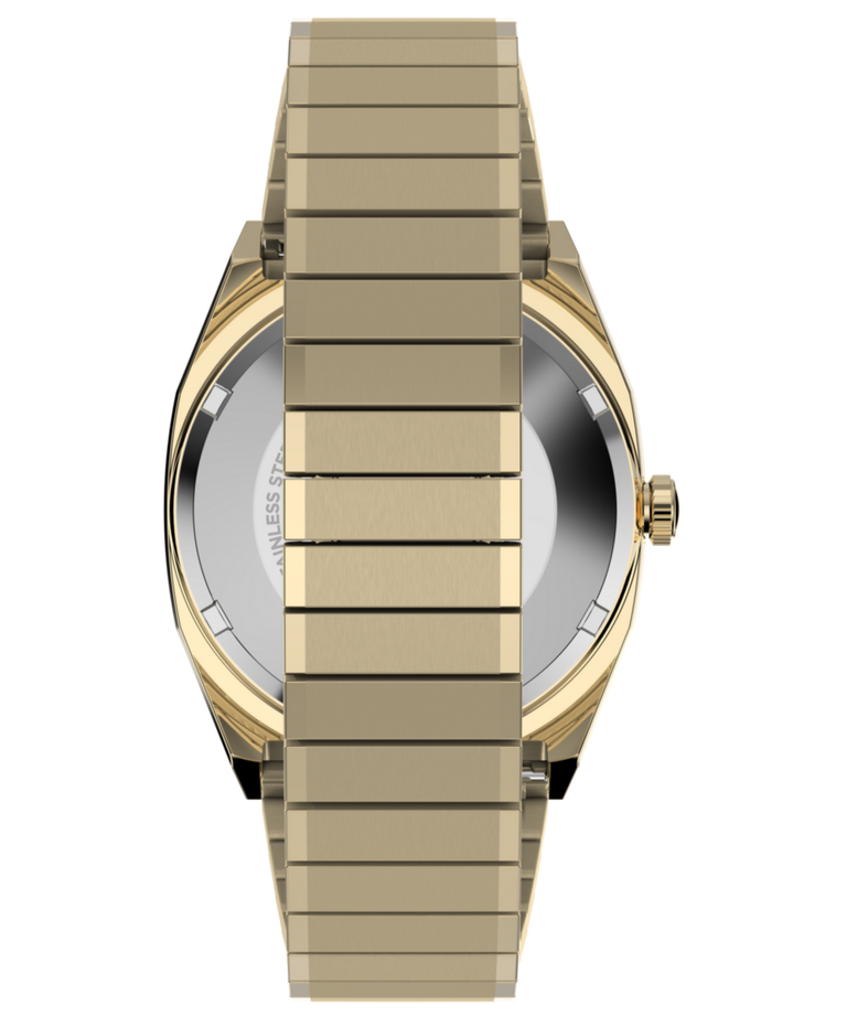 TW2Y67700 Timex® Automatic 1983 E Line 34mm Stainless Steel Expansion Band Watch Strap Image