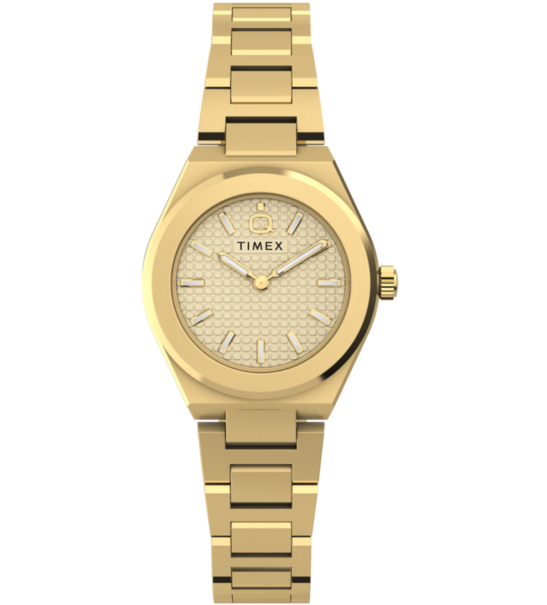TW2Y68300 Q Timex® Continental Mini 24mm Stainless Steel Bracelet Watch Primary Image