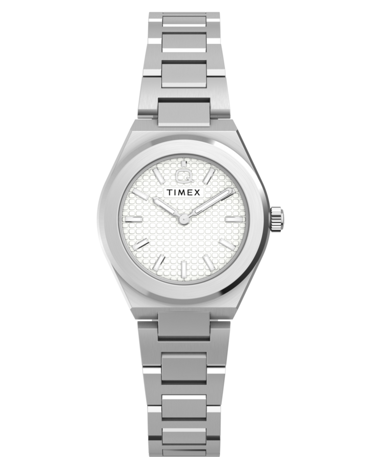 TW2Y68500 Q Timex® Continental Mini 24mm Stainless Steel Bracelet Watch Primary Image