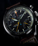 TW2Y70100 Waterbury Ace Fly-Back Chronograph 43mm Leather Strap Watch Indiglo On