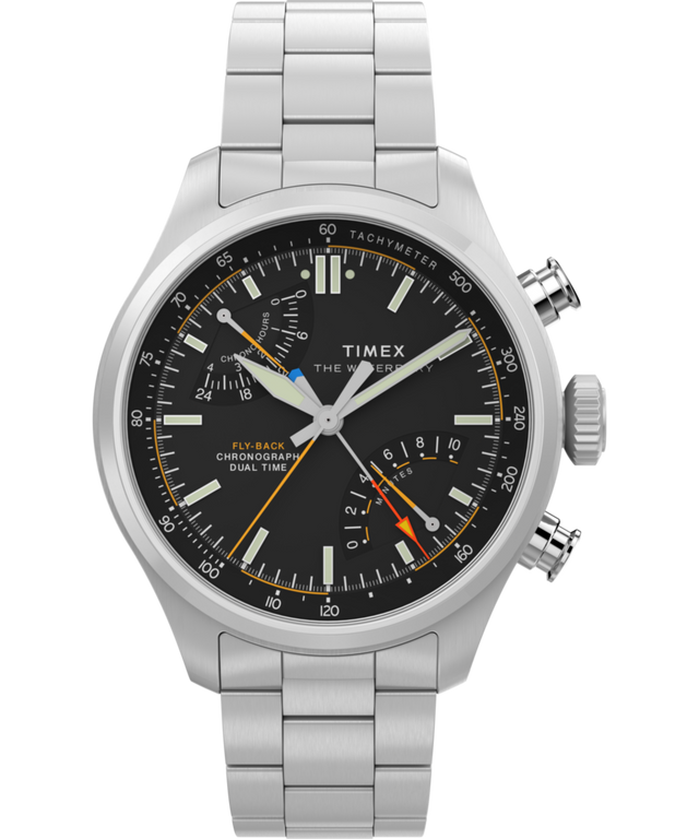 TW2Y70200 Waterbury Ace Fly-Back Chronograph 43mm Stainless Steel Bracelet Watch Primary Image