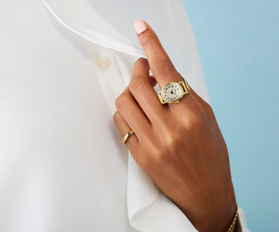 TW2Y70800 Cavatina® Mini 16mm Stainless Steel Expansion Band Ring Watch Primary Image