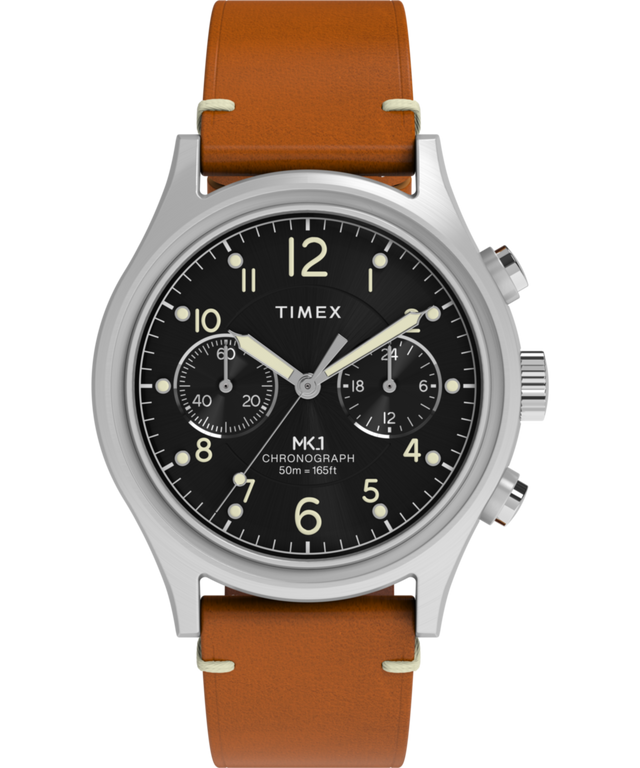 MK1 Chronograph 40mm Leather Strap Watch - TW2Y71100 | Timex CA