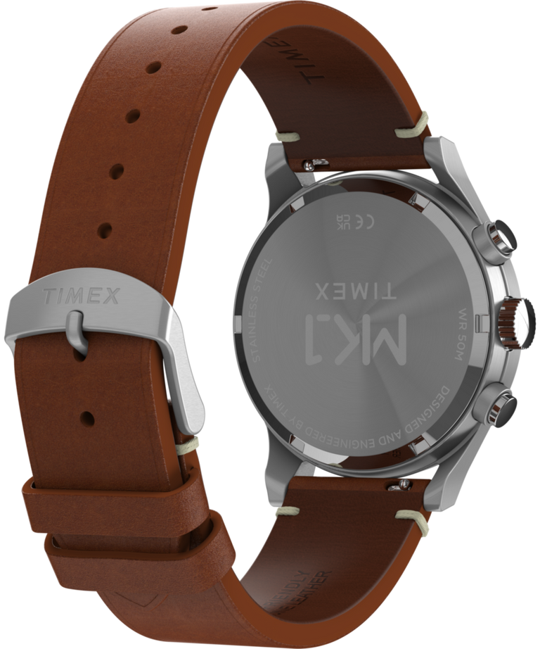 TW2Y71100 MK1 Chronograph 40mm Leather Strap Watch Caseback with Attachment Image