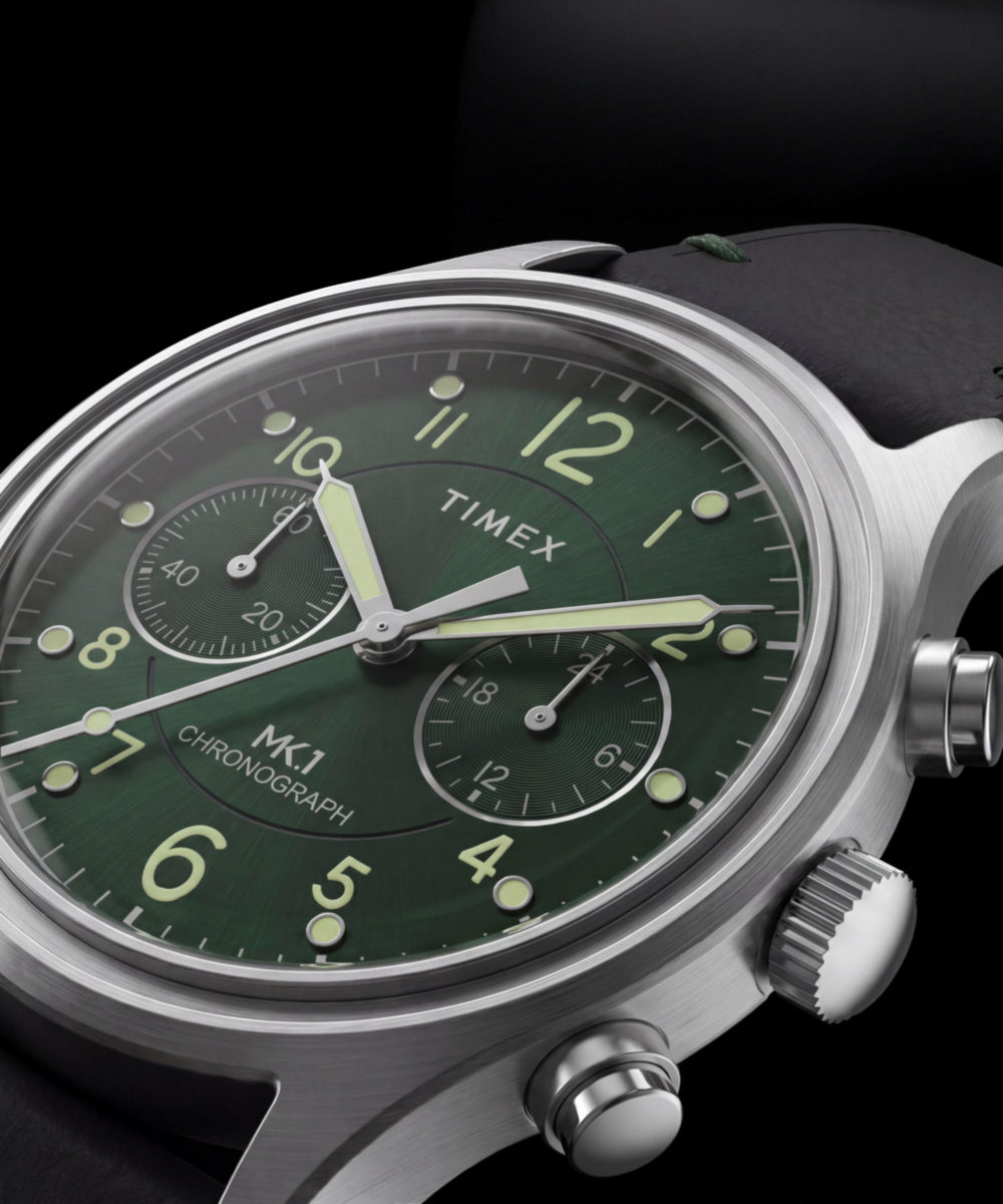 MK1® Chronograph 40mm Leather Strap Watch - TW2Y71200 | Timex CA