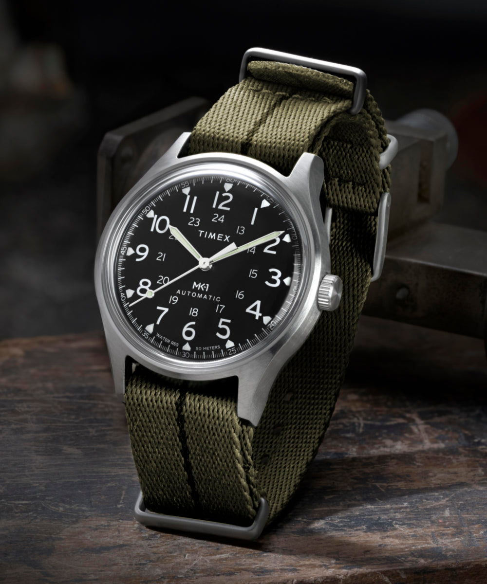 MK1 Automatic 40mm Fabric Strap Watch - TW2Y71700 | Timex CA