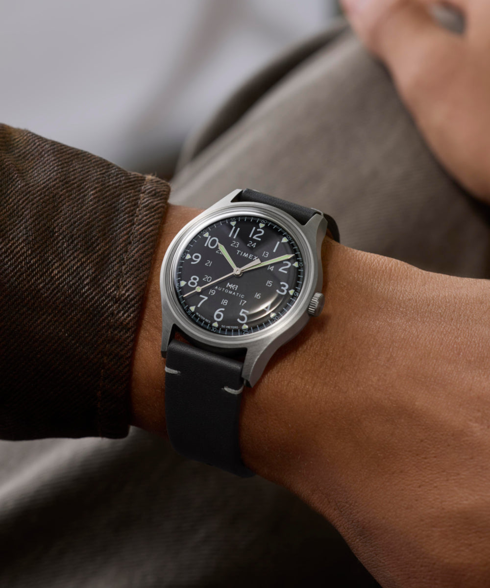 Timex MK1 Automatic 40mm Leather Strap Watch - TW2Y71800 | Timex CA