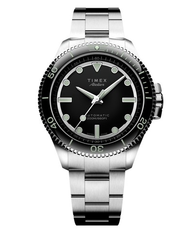 TW2Y72500 Timex Atelier Marine M1a 41mm Swiss Made Automatic Stainless Steel Bracelet Primary Image