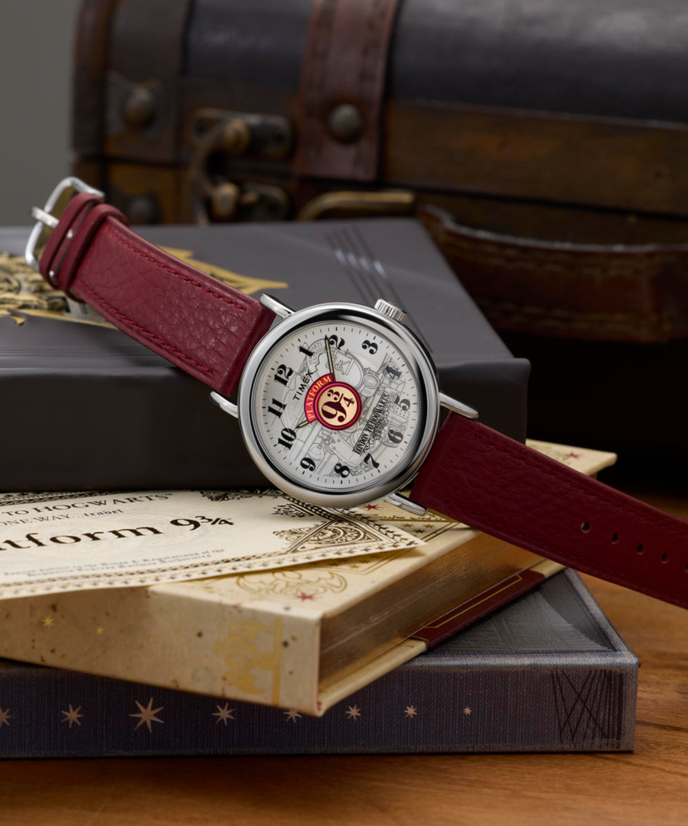 Harry Potter x Timex Weekender Platform 9 3/4 37mm Leather Strap