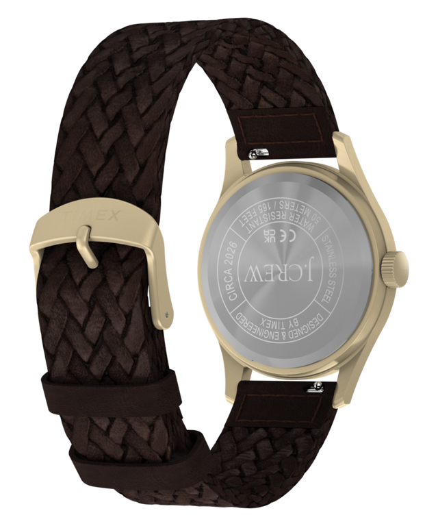 TW2Y78500 Timex MK1 for J.Crew 36mm Leather Strap Watch Caseback Image