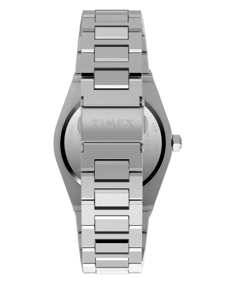 TW2Y81400 Q Timex Marbella 40.5mm Stainless Steel Bracelet Watch Strap Image