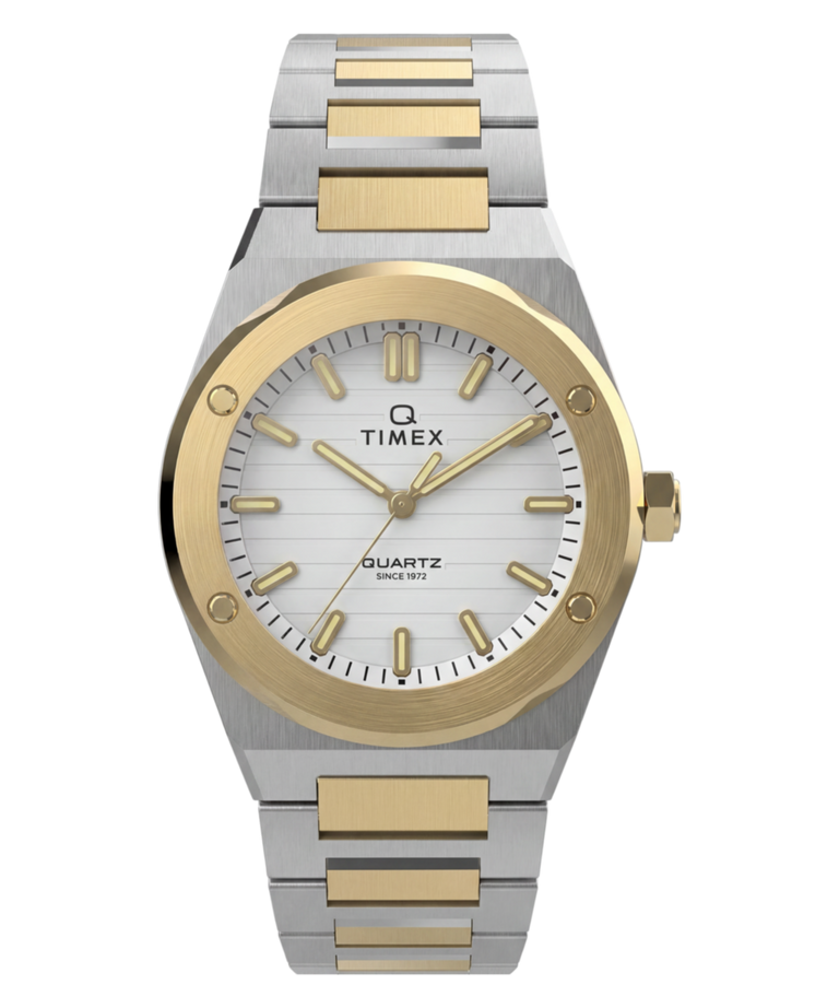 TW2Y81900 Q Timex Marbella 34mm Stainless Steel Bracelet Watch Primary Image