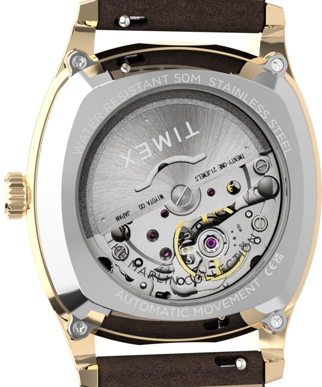 TW2Y84500 Marlin® Chatham Automatic 36mm Leather Strap Watch Caseback Image