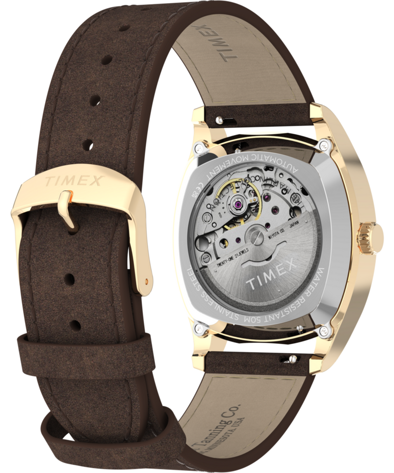 TW2Y84500 Marlin® Chatham Automatic 36mm Leather Strap Watch Caseback with Attachment Image