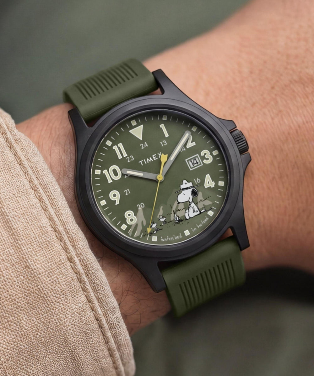Peanuts® x Timex Expedition® Acadia 40mm Silicone Strap Watch