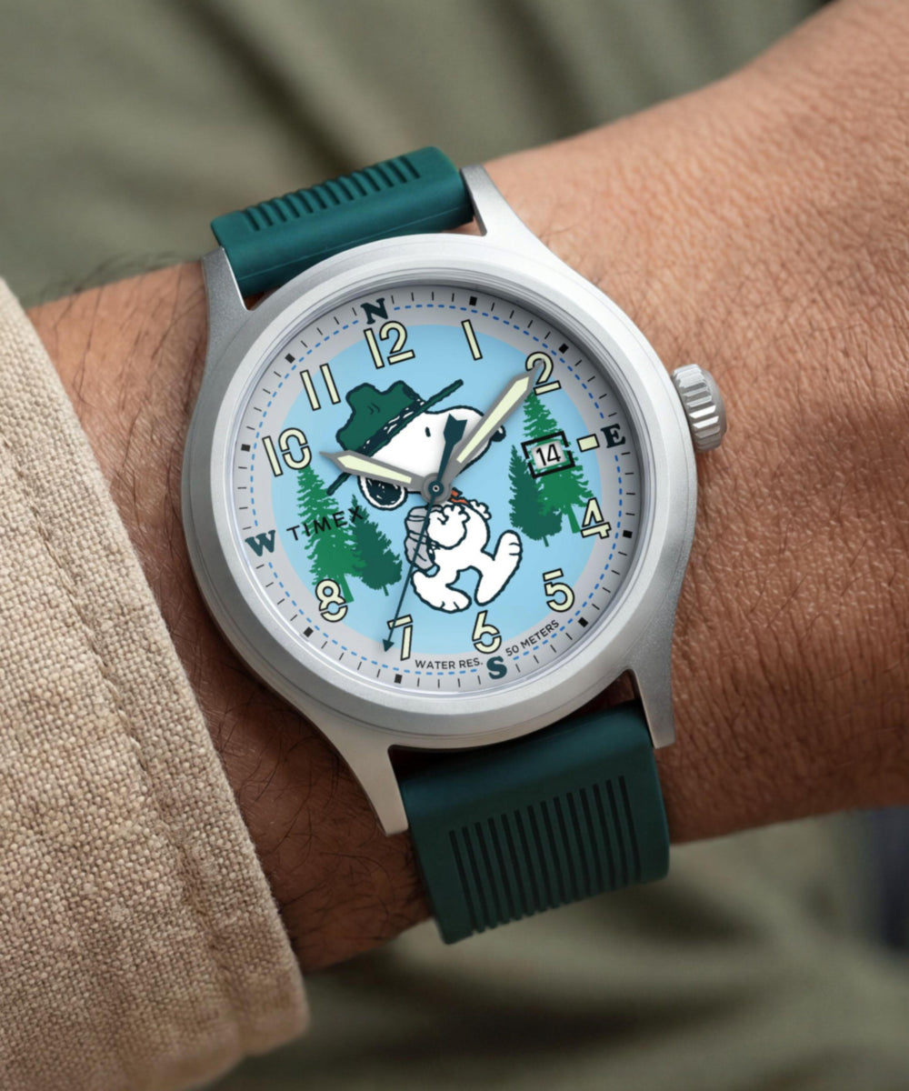 Peanuts® x Timex Expedition® Scout 40mm Silicone Strap Watch