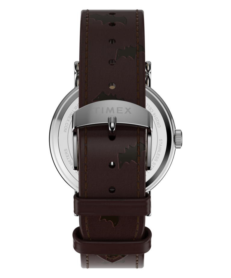 TW2Y85800 Peanuts® x Timex Weekender® Pumpkin 40mm Leather Strap Watch   Strap Image