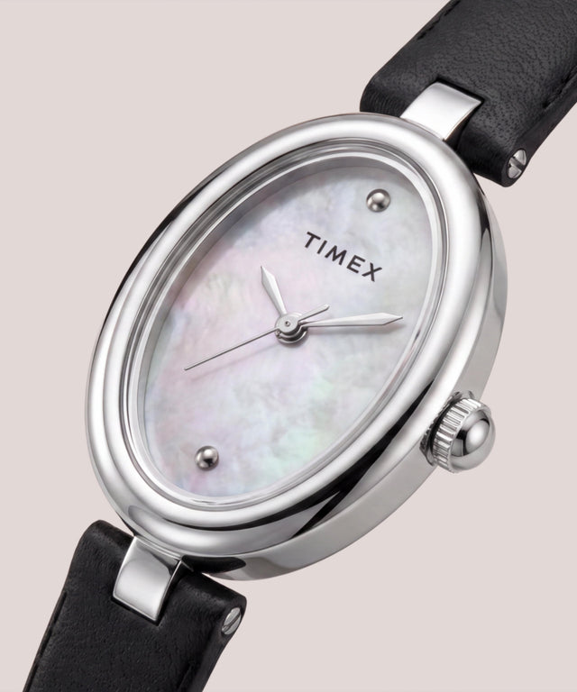 TW2Y86400 Cavatina® Luxe 22mm Leather Strap Watch Alt Beauty Shot 4
