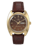 TW2Y87200 Timex 1978 Day Date Fumé Reissue 37mm Leather Strap Watch Primary Image