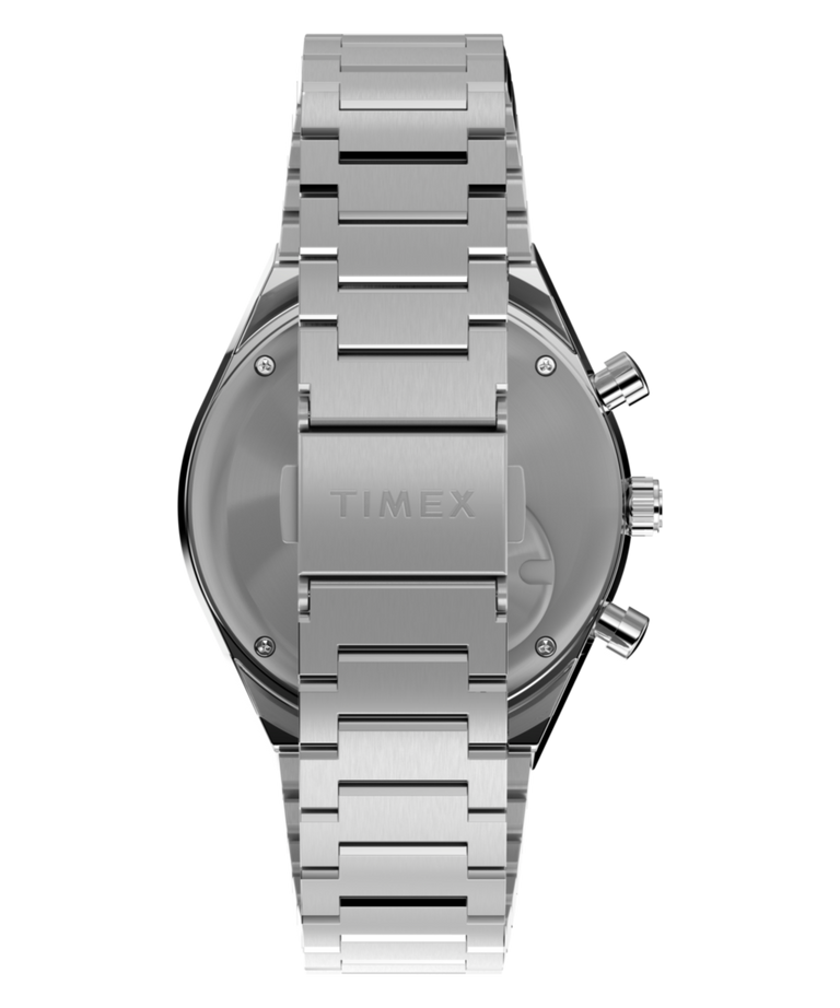 TW2Y88600 Q Timex Chronograph 40mm Stainless Steel Bracelet Watch Strap Image