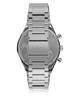 TW2Y88600 Q Timex Chronograph 40mm Stainless Steel Bracelet Watch Strap Image