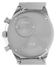 TW2Y88600 Q Timex Chronograph 40mm Stainless Steel Bracelet Watch Caseback Image