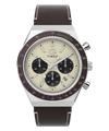 TW2Y88700 Q Timex Chronograph 40mm Leather Strap Watch Primary Image