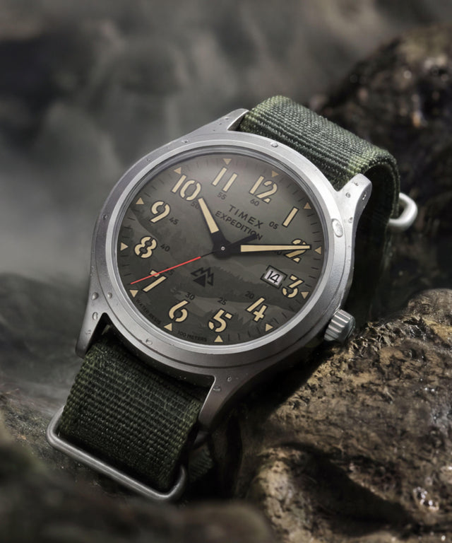 TW2Y89500 Expedition® Sierra 40mm Fabric Strap Watch Campaign Key Silhouettes (Beauty shots) Image