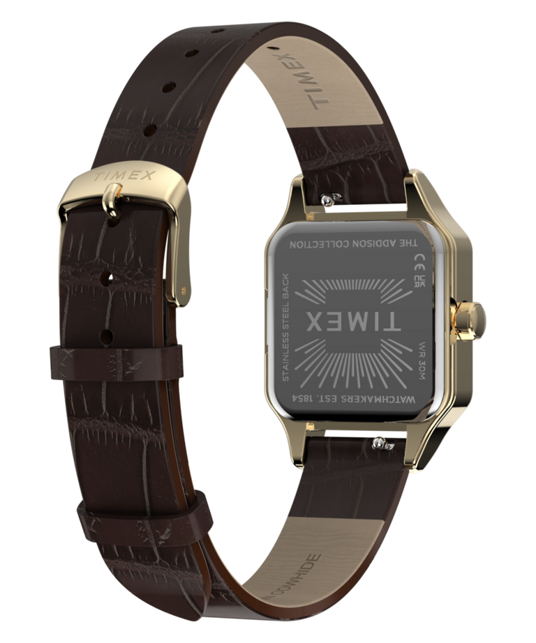 TW2Y90700 Addison 23mm Leather Strap Watch Caseback with Attachment Image