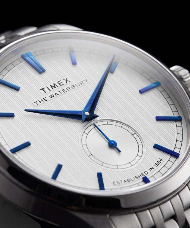 TW2Y91800 Waterbury Classic Sub-Second 39mm Stainless Steel Bracelet Watch Alt Beauty Shot 4