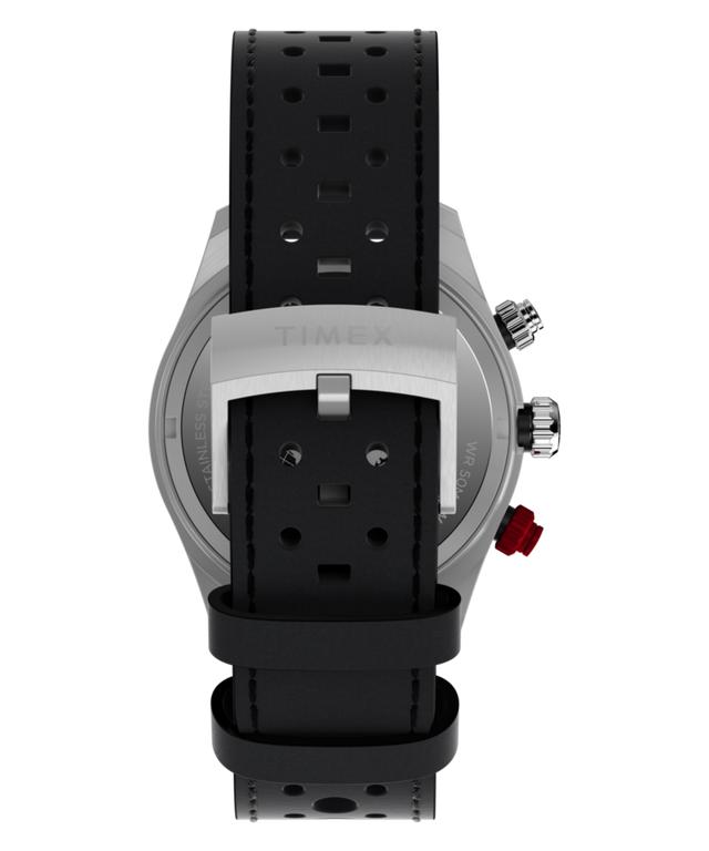 TW2Y93300 Waterbury Heritage Chronograph 39mm Leather Strap Watch Strap Image