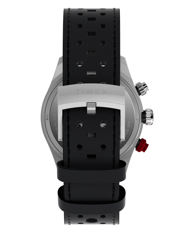 TW2Y93300 Waterbury Heritage Chronograph 39mm Leather Strap Watch Strap Image