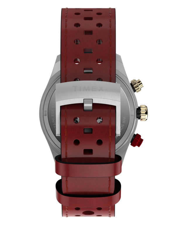 TW2Y93400 Waterbury Heritage Chronograph 39mm Leather Strap Watch Strap Image