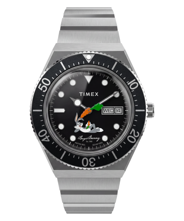 TW2Y99200 Looney Tunes Bugs Bunny x Timex M79 Automatic Signature Edition 40mm Stainless Steel Bracelet Watch Primary Image