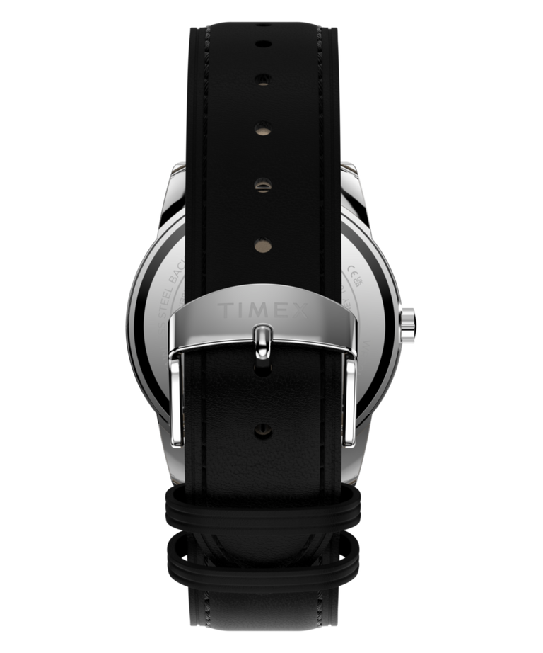 TW2Y99300 Looney Tunes Marvin the Martian x Timex Easy Reader® 38mm Leather Strap Watch Strap Image