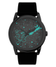 TW2Y99300 Looney Tunes Marvin the Martian x Timex Easy Reader® 38mm Leather Strap Watch Indiglo On