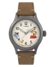TW2Y99400 Looney Tunes Road Runner & Wile E. Coyote x Timex Expedition® Scout 40mm Leather Strap Watch Primary Image