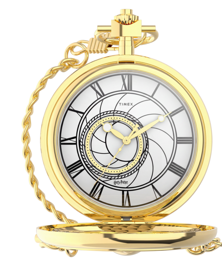 TW2Y99600 Harry Potter x Timex Time Turner 48.5mm Stainless Steel Pocket Watch Primary Image