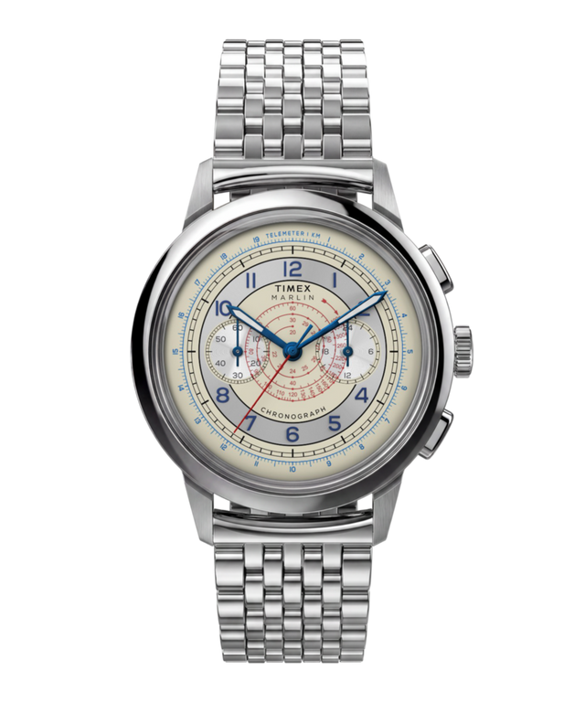 TW3A00300 Marlin® Neo Classic Chronograph 40mm Stainless Steel Bracelet Watch   Primary Image