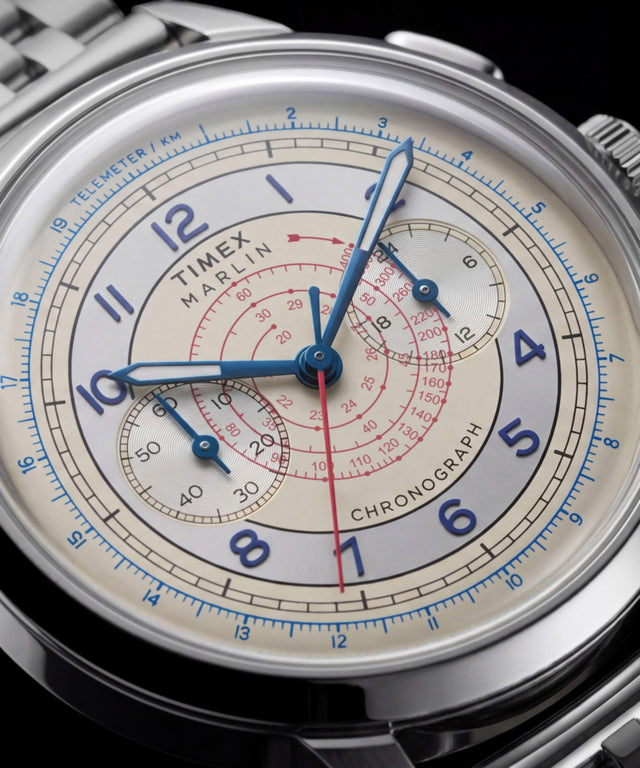 TW3A00300 Marlin® Neo Classic Chronograph 40mm Stainless Steel Bracelet Watch   Alt Beauty Shot 4
