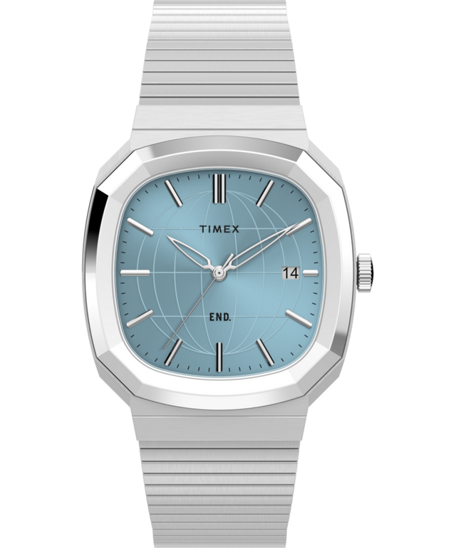 TW3A01500 END. x Timex 1981 Reissue Inspired 35mm Stainless Steel Bracelet Watch Primary Image