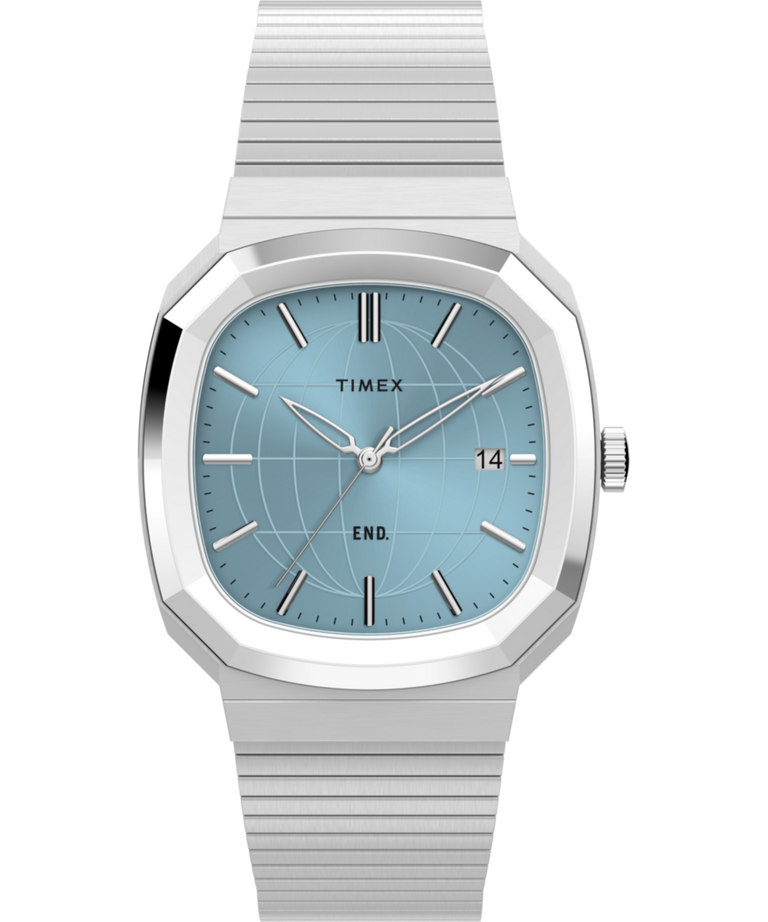 TW3A01500 END. x Timex 1981 Reissue Inspired 35mm Stainless Steel Bracelet Watch Primary Image