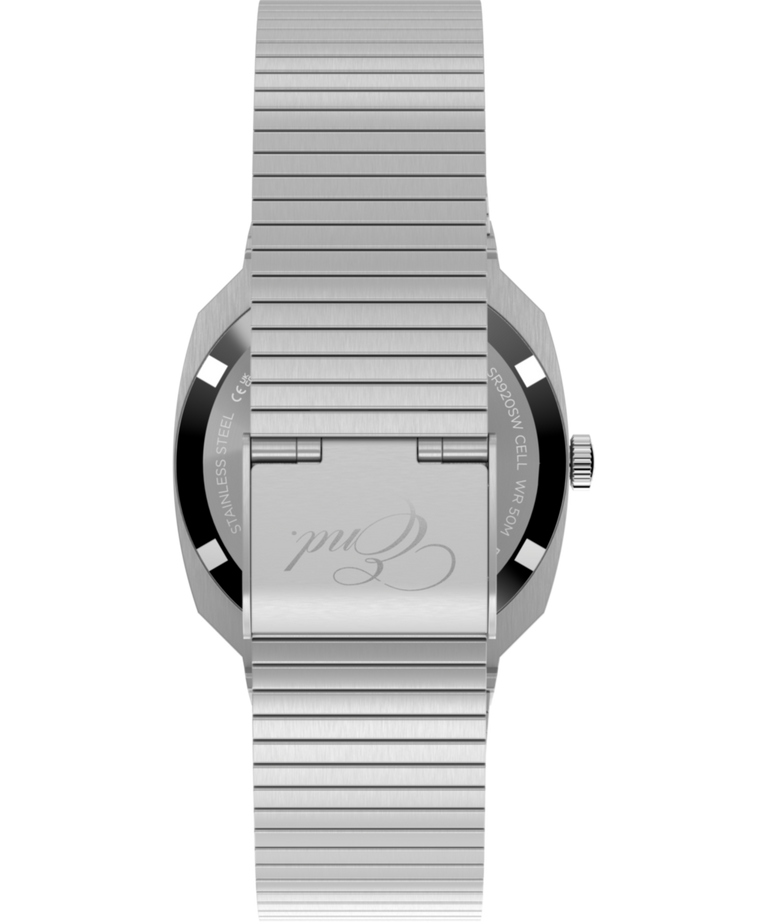 TW3A01500 END. x Timex 1981 Reissue Inspired 35mm Stainless Steel Bracelet Watch Strap Image