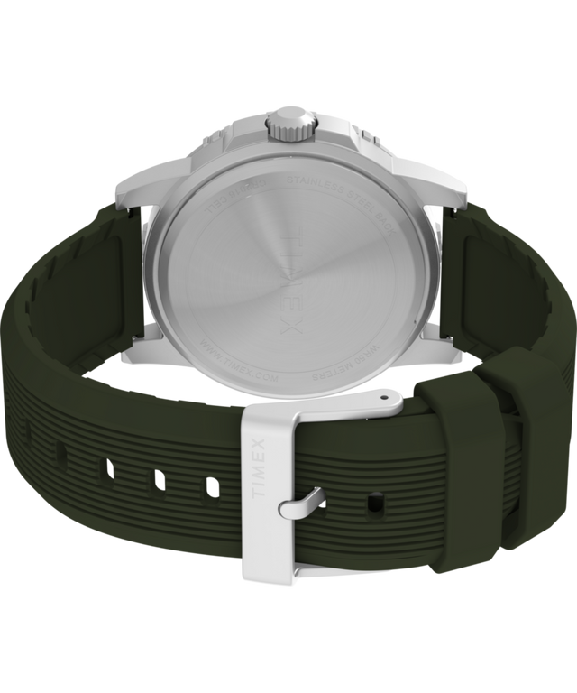 TW4B32100 Expedition Ridge 43mm Silicone Strap Watch Caseback with Attachment Image