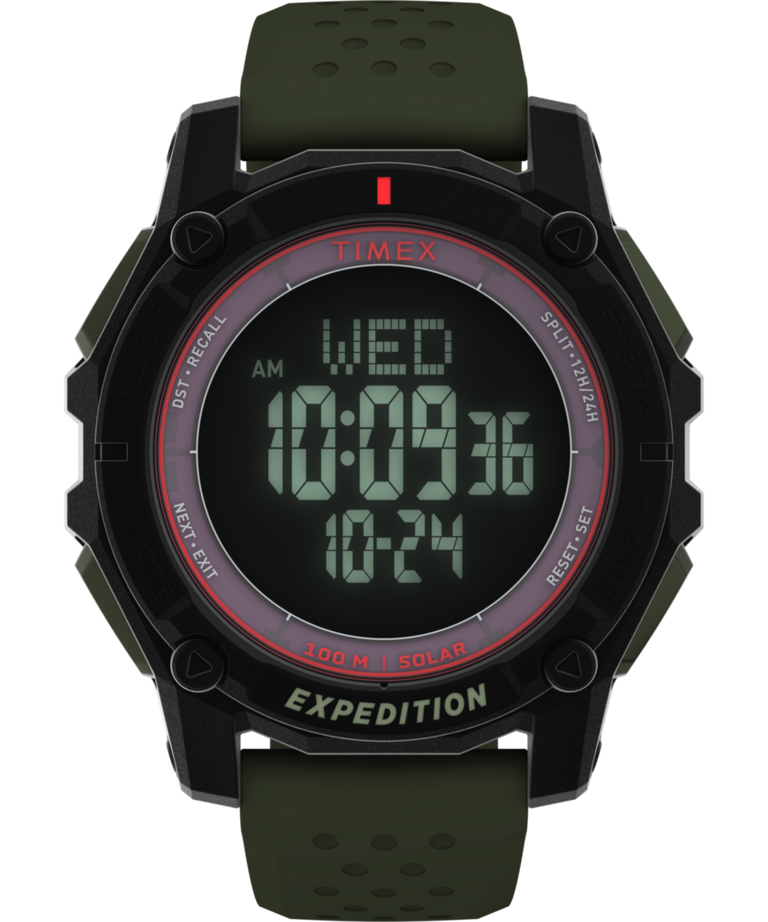 TW4B33700 Expedition Ridge Solar 49mm Silicone Strap Watch Primary Image