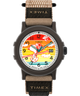 TW4B34900 Peanuts® x Timex Camper Ski 38mm Fabric Strap Watch Primary Image