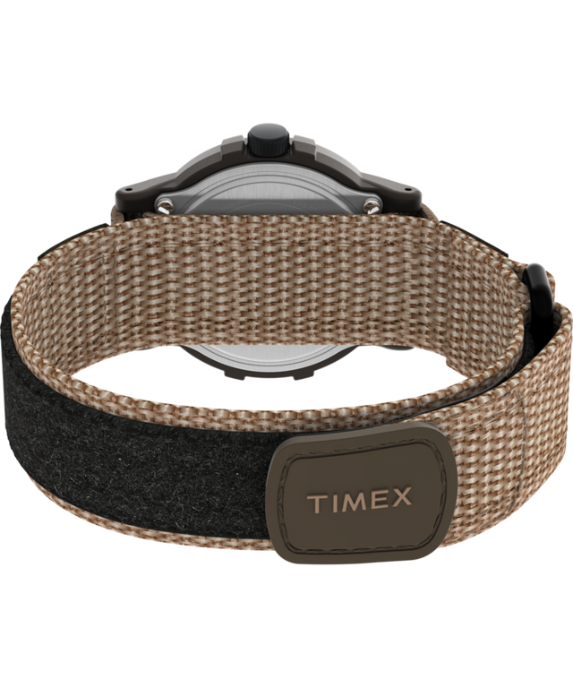 TW4B34900 Timex x Peanuts® Camper Ski 38mm Fabric Strap Watch Caseback with Attachment Image