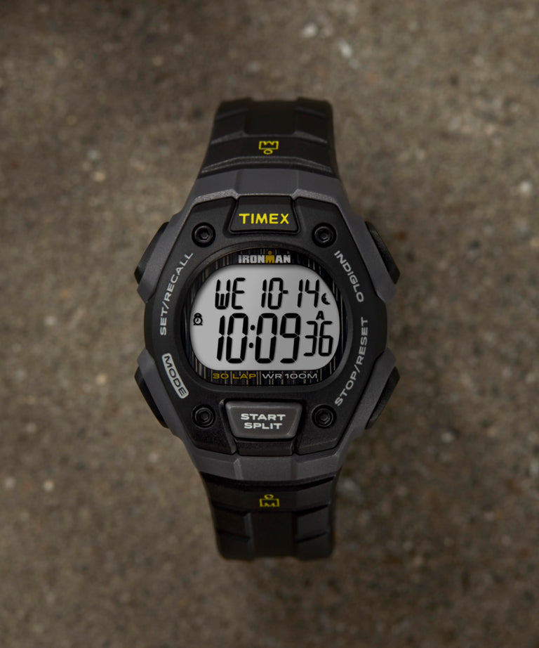 TW5M09500 IRONMAN Classic 30 Full-Size Resin Strap Watch Campaign Key Silhouettes (Beauty shots) Image