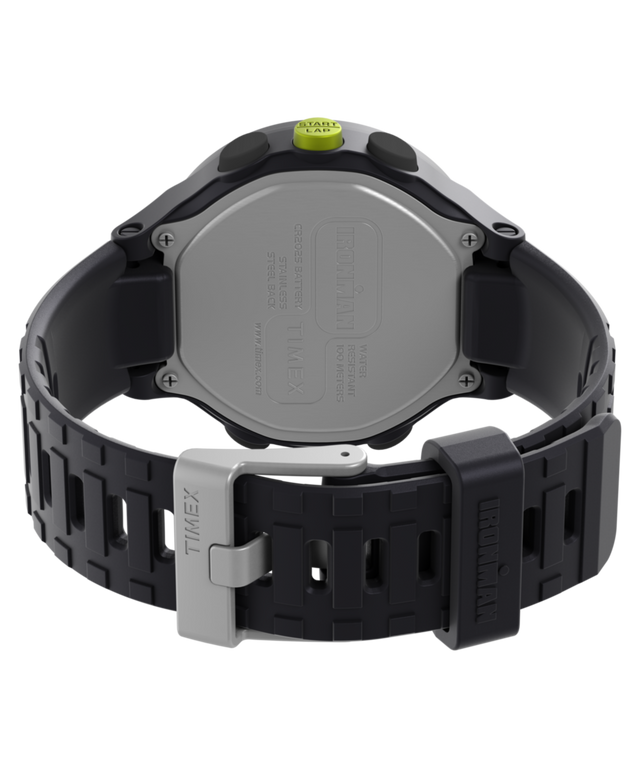 TW5M14500 IRONMAN Essential 30 Silicone Strap Watch Caseback with Attachment Image