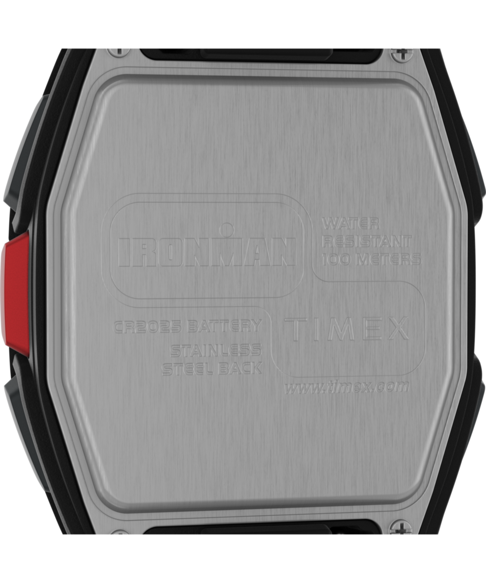 TW5M47500 TIMEX® IRONMAN® T300 Silicone Strap Watch Caseback Image